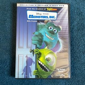 Walt Disney Pixar Monsters, INC. Collectors edition 2-disc DVD